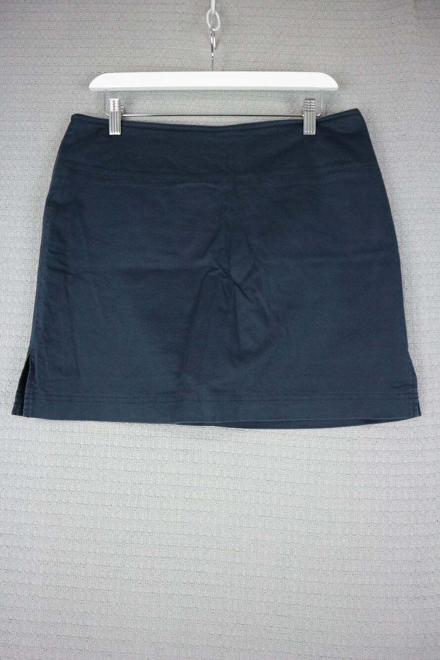 Roots Golf Navy Blue Skort Size 10 Cotton Lycra Athletic Skirt Shorts